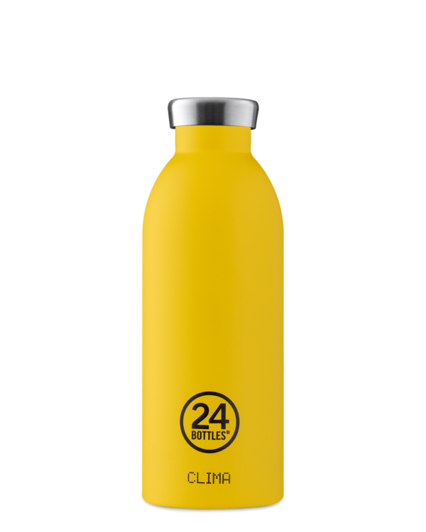 24Bottles Clima termoflaske, Taxi Yellow - 500 ml. - Bahne